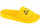 Shapka për meshkuj Sun68 Logo Slippers, slip on, taban antirrëshqitës, të verdha