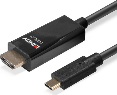 USB C во HDMI адаптерски кабел, 10m, 4K 60Hz HDR, црн