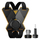 Mbajtëse helmete për kamera sportive Puluz Motorcycle Helmet Mount, rripa të rregullueshëm, e zezë