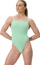 Kostum noti Speedo Club Training Solid Web Back, femra, jeshile