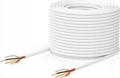 Kabllo Ubiquiti Door Lock Relay 2P, 152m, 4 përçues AWG 18/22, e bardhë