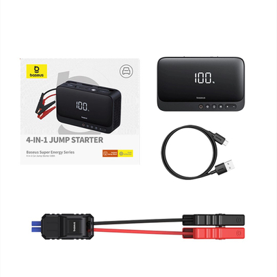 Startues makinash me kompresor Baseus, 6000mAh, 600A, 150 PSI
