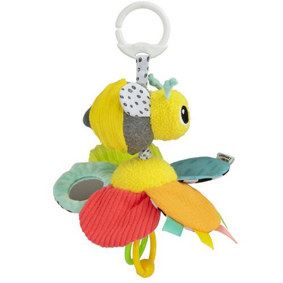 Lodër zhvilluese Lamaze Buzzy the Bee, me tinguj, me kapëse, shumëngjyrëshe