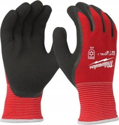 Doreza pune Milwaukee Winter Cut A, nr 11, me latex, t’kuqe