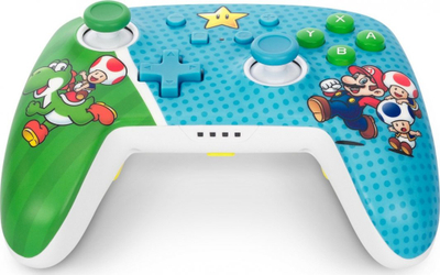 Kontroller PowerA Enhanced Super Star Friends, wireless, shumëngjyrësh