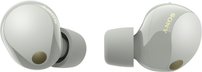 Dëgjuese Sony Noise Canceling WF-1000XM5, të argjendta