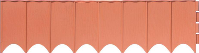 Rrethoja kopshti Prosper Plast IKRR-R624, plastike, 595 x 16 cm, terrakote