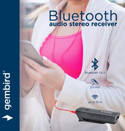Përshtatës bluetooth Gembird BTR-05, marrës audio stereo