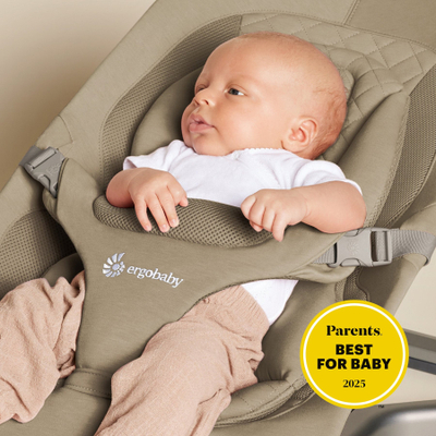 Leagane bebash Ergobaby Evolve 3 në 1, ergonomike, pa bateri, ngjyrë ulli i butë