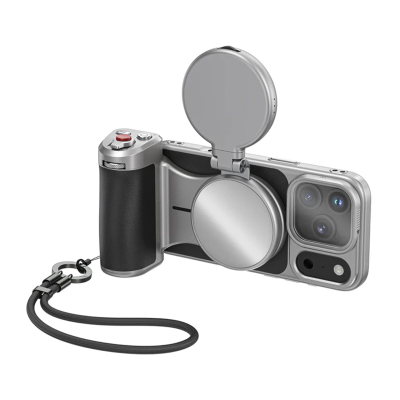 Mbajtës Master Grip për iPhone 17 Pro – Set i Plotë: Dritë + Filtrues