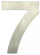 Numër dere ExtraLink SS 7, 62mm, çelik inox, argjendtë