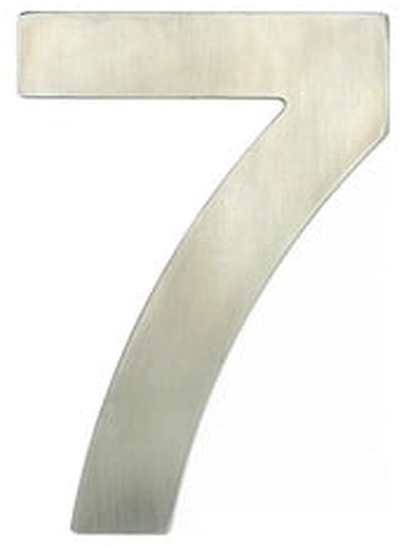 Numër dere ExtraLink SS 7, 62mm, çelik inox, argjendtë