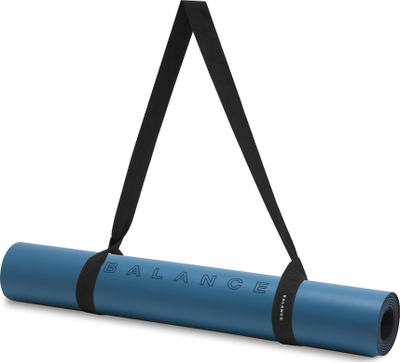 Tapet yoga Balance, antirrëshqitës, për palestër dhe shtëpi, blu e errët