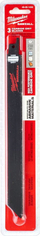 Teh sharre Milwaukee SAWZALL 48-00-1430, 9", karabit, set 3 copë, i zi
