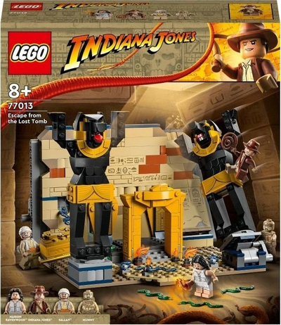 Lodra LEGO Indiana Jones Escape from the Lost Tomb 77013, set ndërtimi, 600 pjesë, shumëngjyrëshe