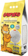 Rërë higjienike për mace Garfield Natural, 10L, bentonit i bardhë, natyrale