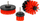 Set furçash pastrimi Proline Drill Brush Medium, 3 copë, diametër 5/9/10 cm