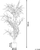 Bimë artificiale Beliani Bambusa Vulgaris, 100 cm, në vazo, jeshile