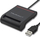 Lexues karte ID Qoltec 50642, USB 2.0, kabllo 0.9m, i zi