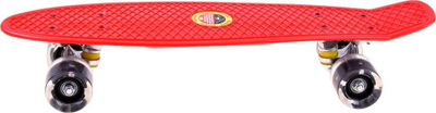 Skateboard për kalamoj me rrota me drita LED, plastik, shumëngjyrësh