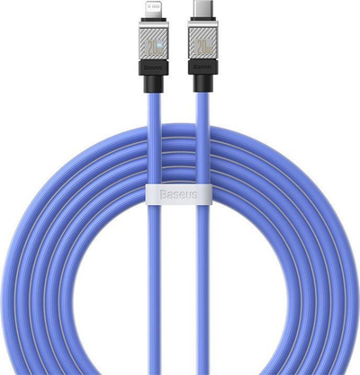 Kabllo USB Baseus USB C në Lightning, 2 m, e zezë