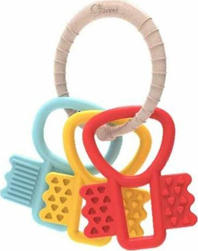 Lodër çelësash Chicco Eco+ Keychain, për foshnje 3m+, shumëngjyrëshe