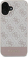 Futrollë Guess GUHCP16MG4GLPI për iPhone 16 Plus, 4G PU me vijë poshtë, rozë