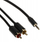 Аудио кабел Unitek C19025BK01, 3.5 mm во 2x RCA, 15 m, црн