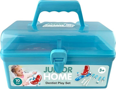 Set lodrash dentist Junior Home Dentist Play Set, 10 pjesë, 3+, shumëngjyrësh
