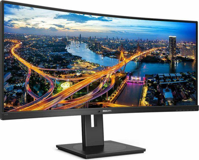Philips 345B1C 34 Quad HD Закривен VA LCD Монитор, 100 Hz, Црн
