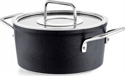 Tenxhere alumini Fissler Adamant, 20 cm, veshje jo ngjitëse, gri e errët