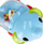 Lodër me rrota BAM BAM Elephant Rattle 515229, për beba, shumëngjyrëshe