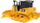 Loje me telekomand Carrera RC CAT D7E Bulldozer, 24cm, me radio, e verdhë