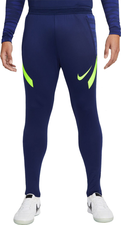 Pantallona treningu Nike Dri-Fit Strike 21 për burra, me zinxhir, blu navy