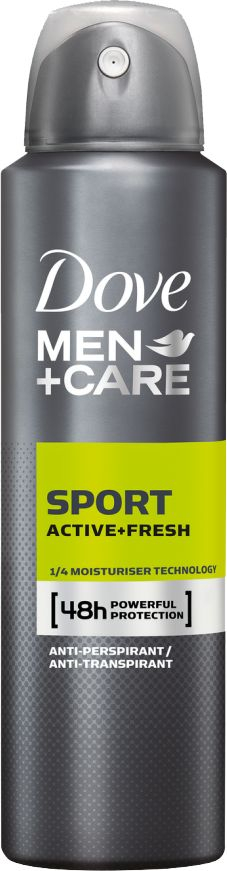 Deodorant spraj Dove Men Fresh Active, 250ml