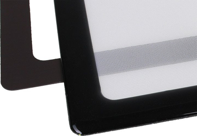 Filtër pluhuri DEMCiflex 120mm për kompjuter, katror, me magnet, i zi