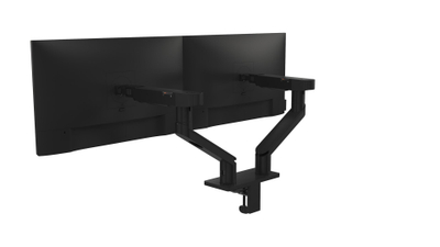 Standi për dy monitorë Dell 482-BBDL, 19"–38", VESA 100x100, deri 10 kg, i zi