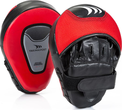 Jastëkë stërvitorë Yakima Sport Pro 100349, set 2 copë, lëkurë natyrale, të zinj