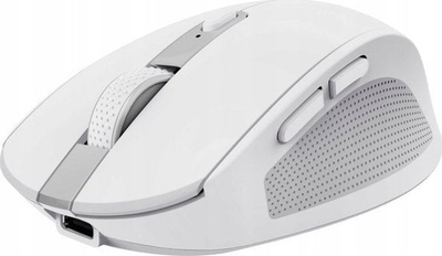 Maus Trust Ozaa, wireless, USB, i bardhë