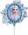Balonë dekorative Disney Frozen 2, me ajër, formë fjoke bore, ngjyrë blu