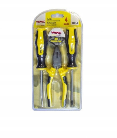 Set veglash WMC 1004, 4 pjesë, kaçavida kombinere shirit izolues