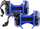 Patina rrotulluese Clip-On AG234B, rrota LED, universale, blu
