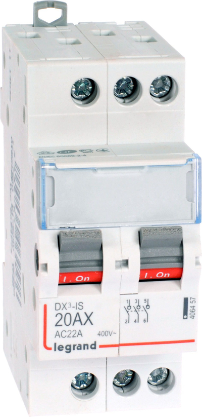 Çelës modular Legrand FR303, 20A, 3P, gri