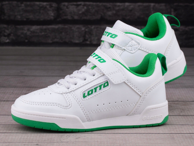 Atlete fëmijësh Lotto Toco BC K Jr 2600320K 1060, mbyllje me shirit ngjitës, taban gome, të bardha