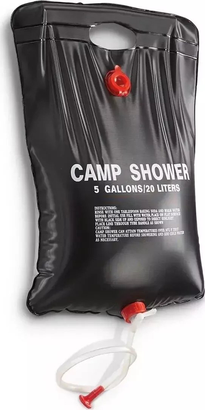 Соларен кампинг туш Camp Active, 20L, црн