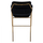 Stol velvet + metal 54×58×95 cm (HM8735.04), zezë/ ari