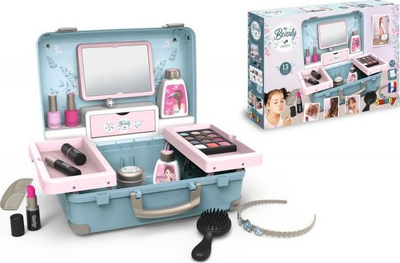 Set kozmetik për kalamaj Smoby Beauty Suitcase 320148, 13 aksesorë, i lehtë për ta marrë me vete, shumëngjyrësh