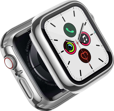 Mbulesë mbrojtëse Alogy Case Housing 1 për Apple Watch 4 5 6 SE, ngjyrë argjendi