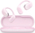 Kufje wireless on ear Joyroom Openfree JR OE1, Bluetooth, të rozë