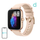 Ora inteligjente COLMI P28 Plus, Bluetooth Call, IP67, ari rozë